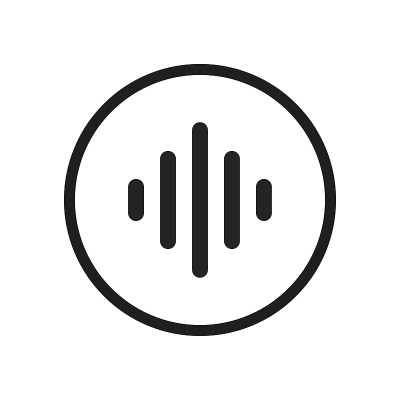 均衡器。声波被隔离在白色背景上。声音或音乐概念。矢量图