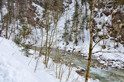 Partnachklamm,巴伐利亚,德国