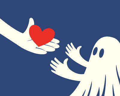 Heart Giving spooky