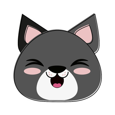 可爱的卡通猫