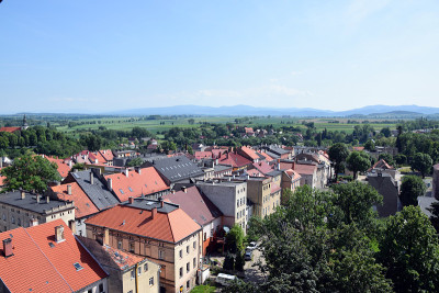 Zabkowice slaskie，鸟瞰图。波兰。