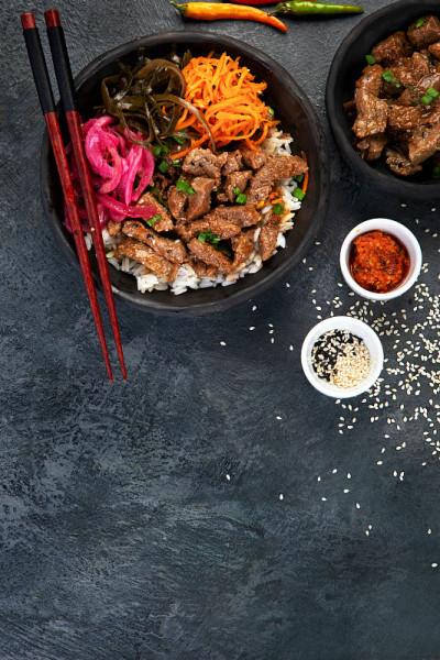 韩国的食物。