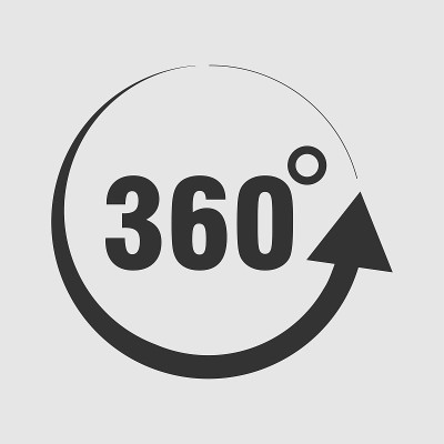 图标360度旋转，旋转度，角度指示器