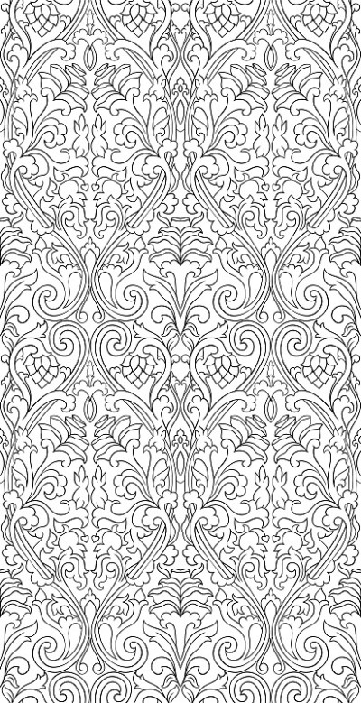 Floral vector pattern.