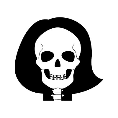 女人颅骨解剖