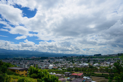 日本长野饭田城景