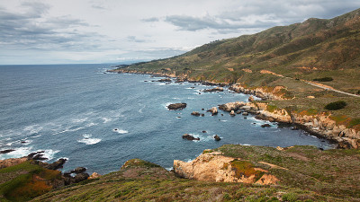 加拉帕塔州立公园(Sobranes Point)大苏尔景观