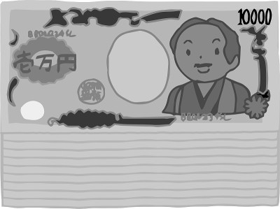 Monochrome Bunch of  Cute hand-painted Japanese 10
