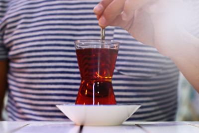 咖啡馆的茶