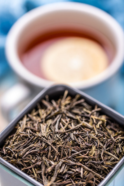 干燥的茶叶