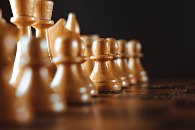 棋盘上的棋子