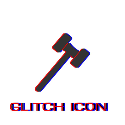 Mallet icon flat.