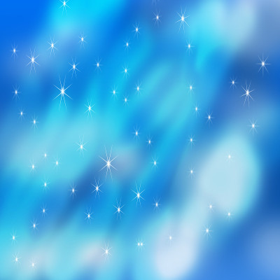用星光模糊蓝色抽象背景