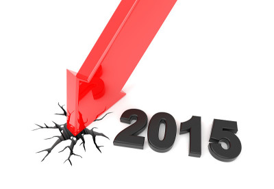 2015年红色3D箭头坠毁