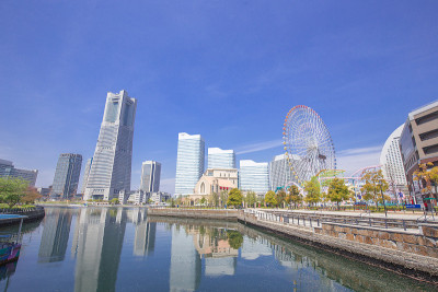 横滨港区未来街，地标大厦周围