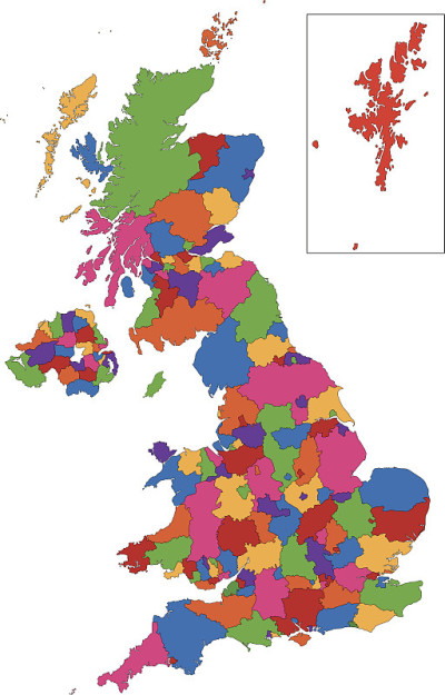 英国地图