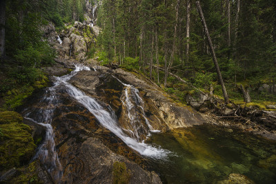 Silver Tip Falls, Wells Gray Provincial Park, Nort