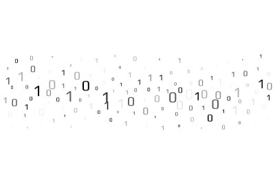 Binary data vector design element. Digital abstrac