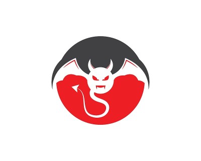 魔鬼标志矢量