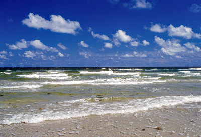 Padre岛国家海岸-海岸上的浪花- 2002