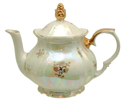 镶金茶壶