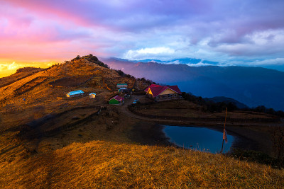 风景壮丽的桐庐旅人小屋，位于印度北部