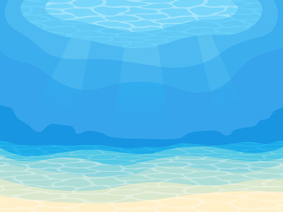 背景插图在海洋