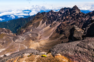 瓜瓜皮钦查活火山火山口