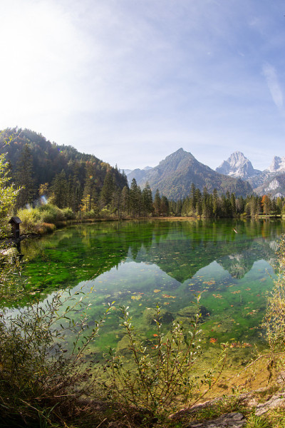 奥地利Schiederweiher的萨默景观