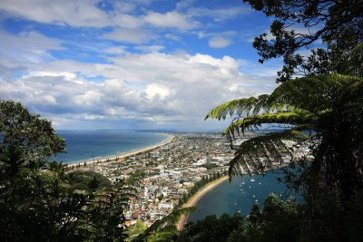 Tauranga来自Maunganui山