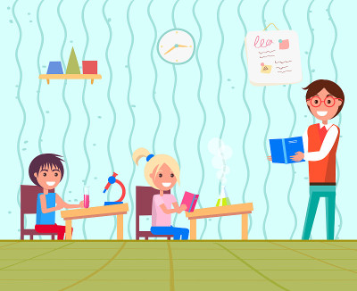 Education in School, Chemistry Lesson for Kids