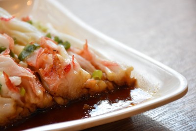 米饭卷特写镜头