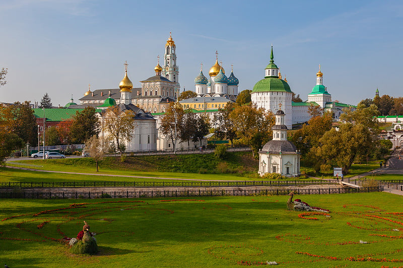 风景三一- sergius Lavra, Sergiev Posad，俄罗斯