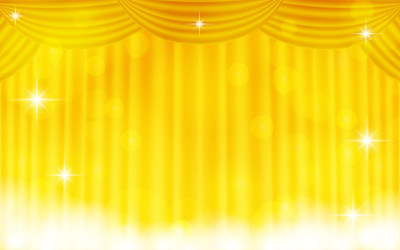 Glittering stage curtain background material