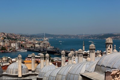 横跨博斯普鲁斯海峡,伊斯坦布尔,土耳其