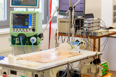 Isometric pulmonary ventilator providing breathabl
