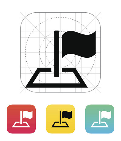Flag icon.