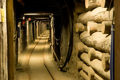 波兰的Wieliczka盐矿