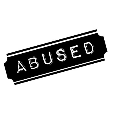 abused black stamp