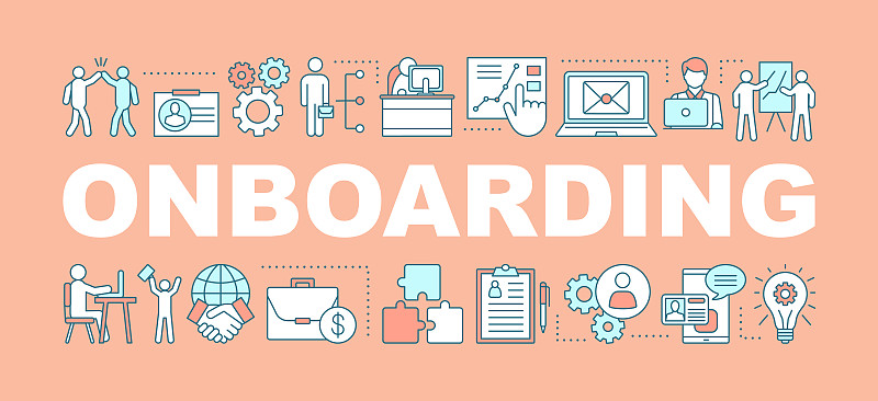 Employee onboarding process banner