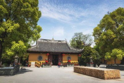 旧的龙华寺。上海。中国