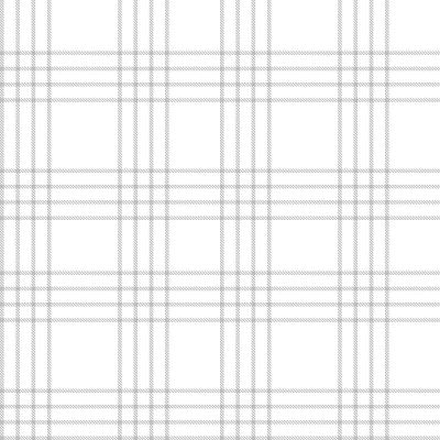 White Glen Plaid Tartan Seamless Pattern