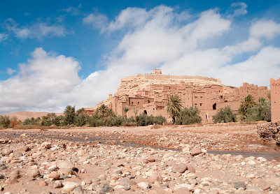 来自摩洛哥Ait Benhaddou的Kasbah