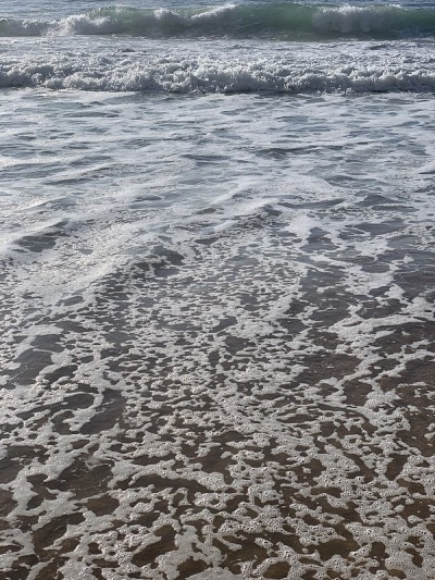 海洋海滩水面