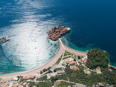 黑山布德瓦的Sveti Stefan island