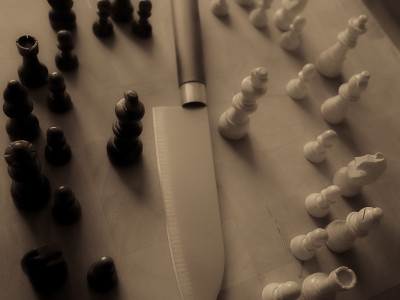 棋子和刀