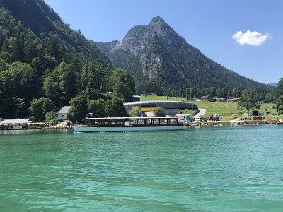 景观Königssee在贝希特斯加登