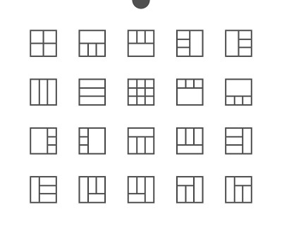布局UI像素完美精心制作的矢量细线图标48x48准备24x24网格的Web图形和应用程序可编辑的笔触