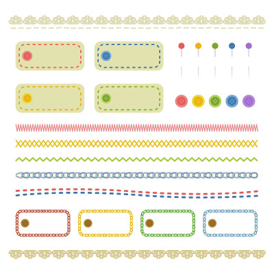 stitch line and frame set