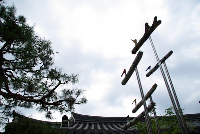 韩屋景观与Sotdae